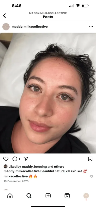 Beautiful lash styling